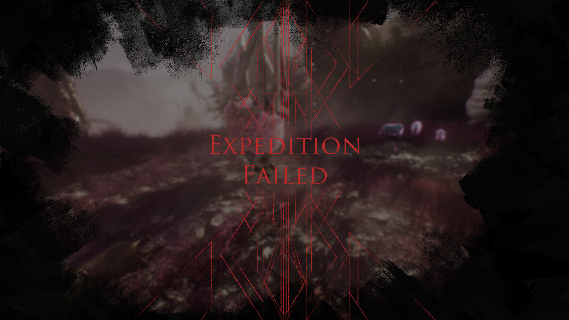 Expedition Failed screen