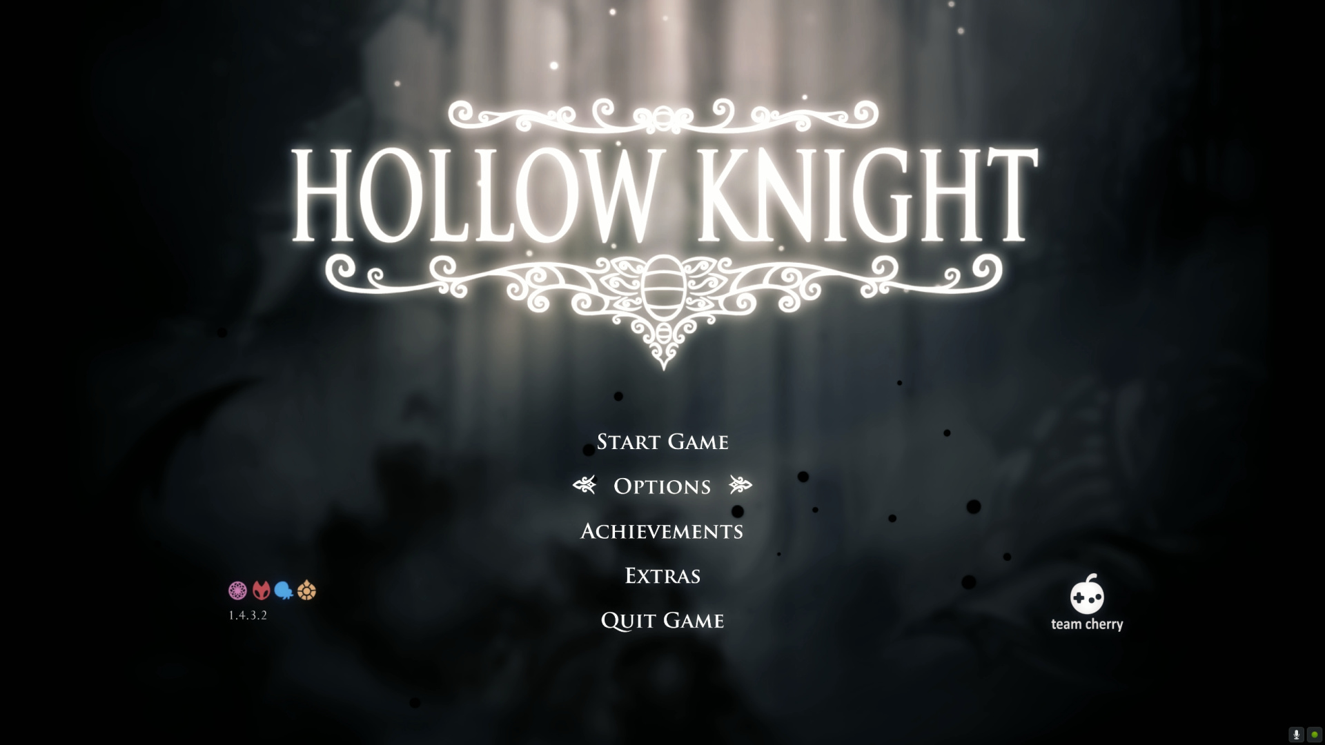 Hollow Knight title screen