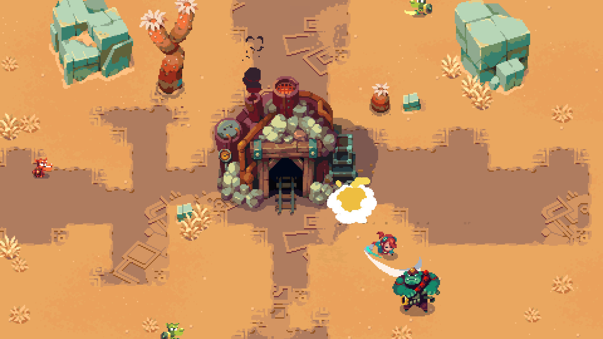 Sparklite Shifting Sands biome