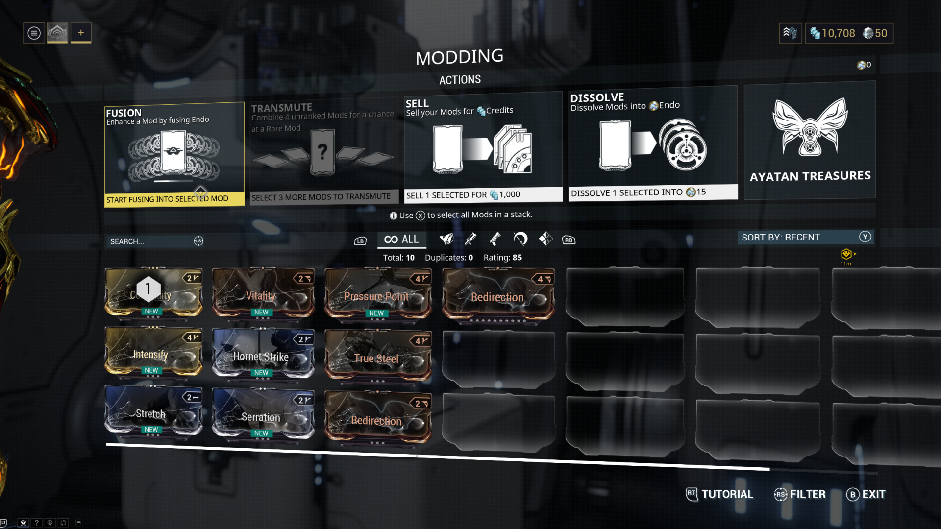 Warframe modding