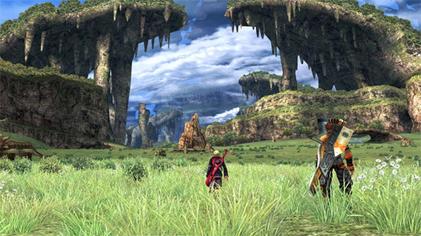 Xenoblade Chronicles Bionis vista